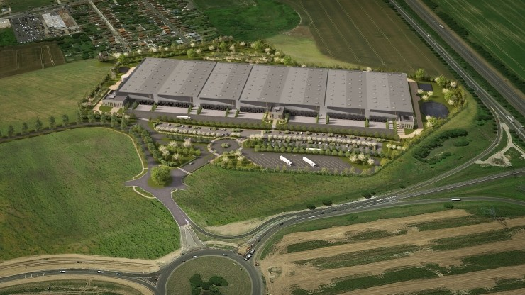 P3 dévoile un important hub logistique de Classe A de 44 000 m² dans le Val-d'Oise
