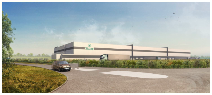 GSE développe un complexe logistique durable et évolutif de 9 500 m² pour Sicaap en Charente-Maritime